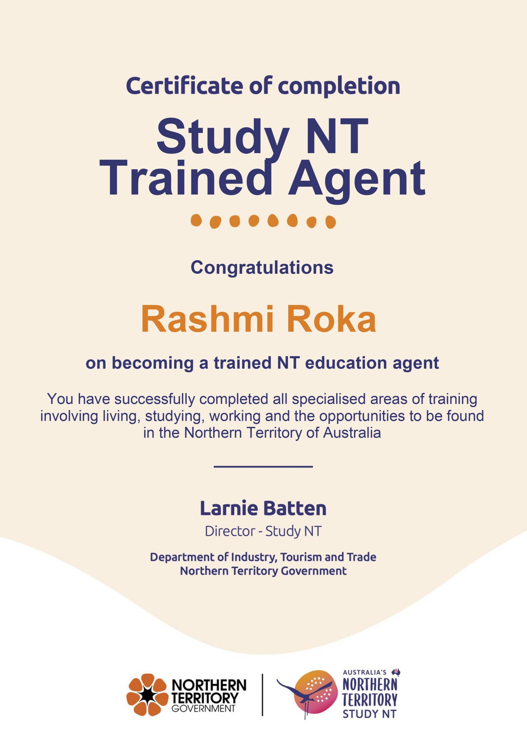 rashmi-roka-certificate