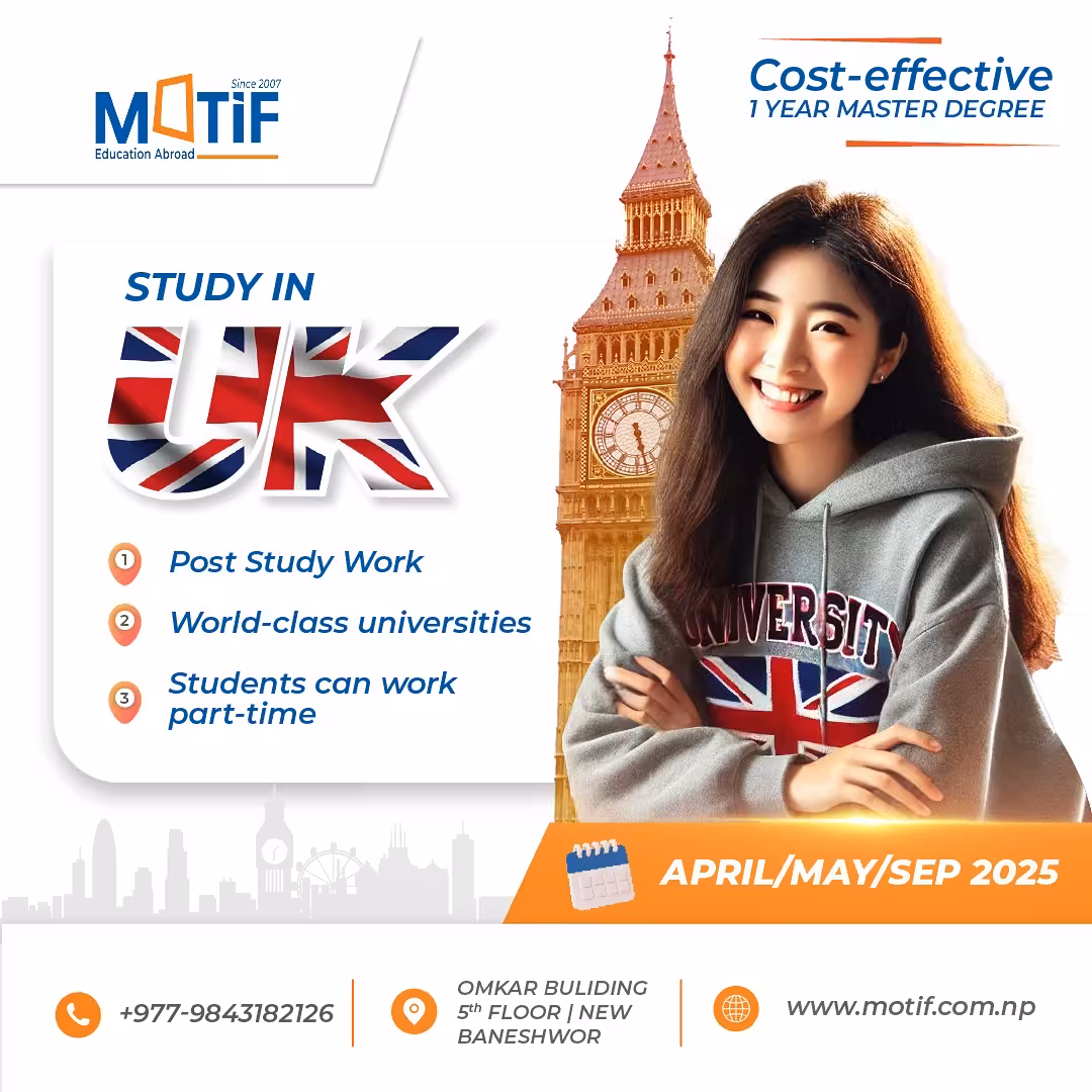 Study in UK From Nepal 2025: Dream Big, Study Bold